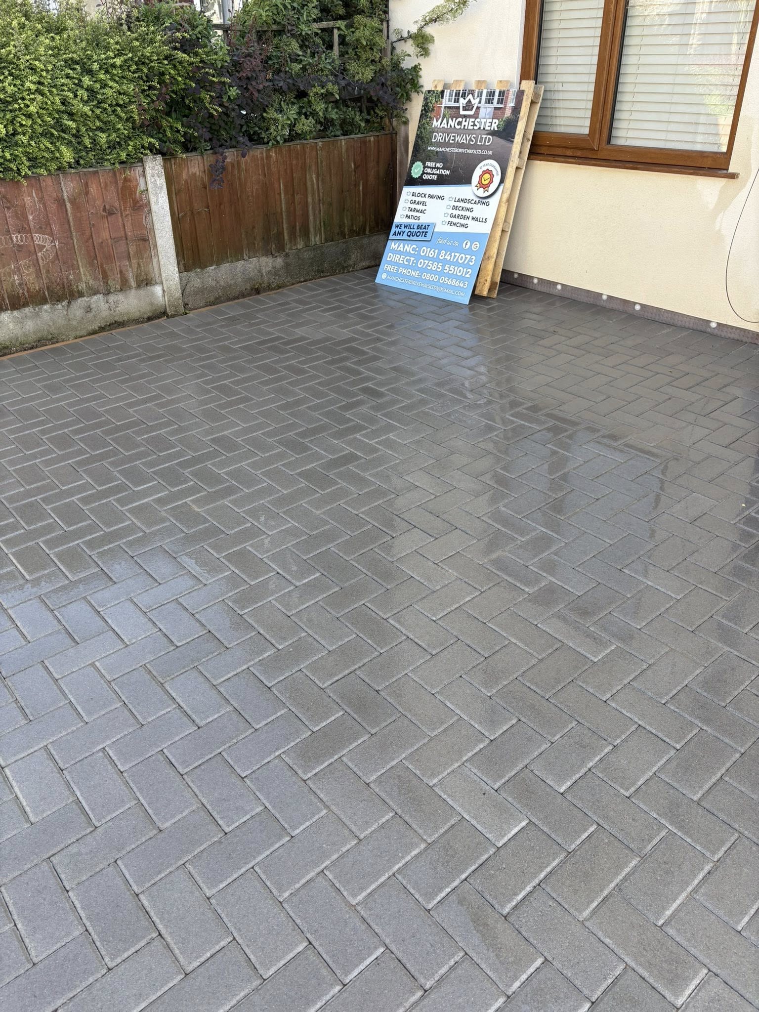 driveway paving job